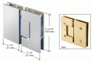 180 Degree Glass-to-Glass Mount Hinges 